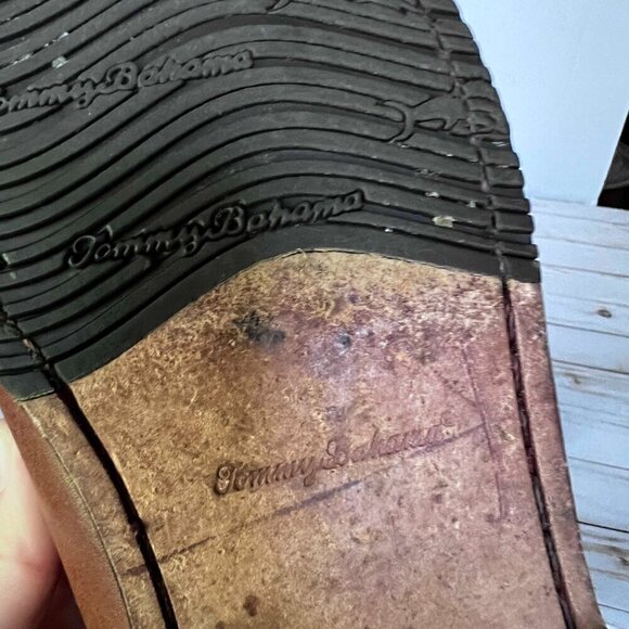 Tommy Bahama Men’s Leather Finlay Penny Loafers Shoes Size 10M - Picture 4 of 6